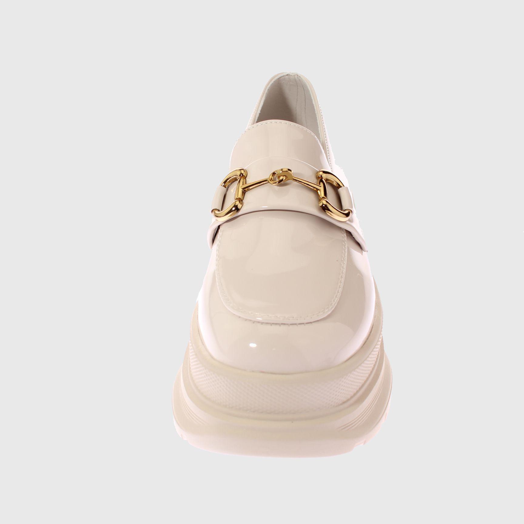 Mocasin Terraplen Blanco Vía Franca Mujer-2