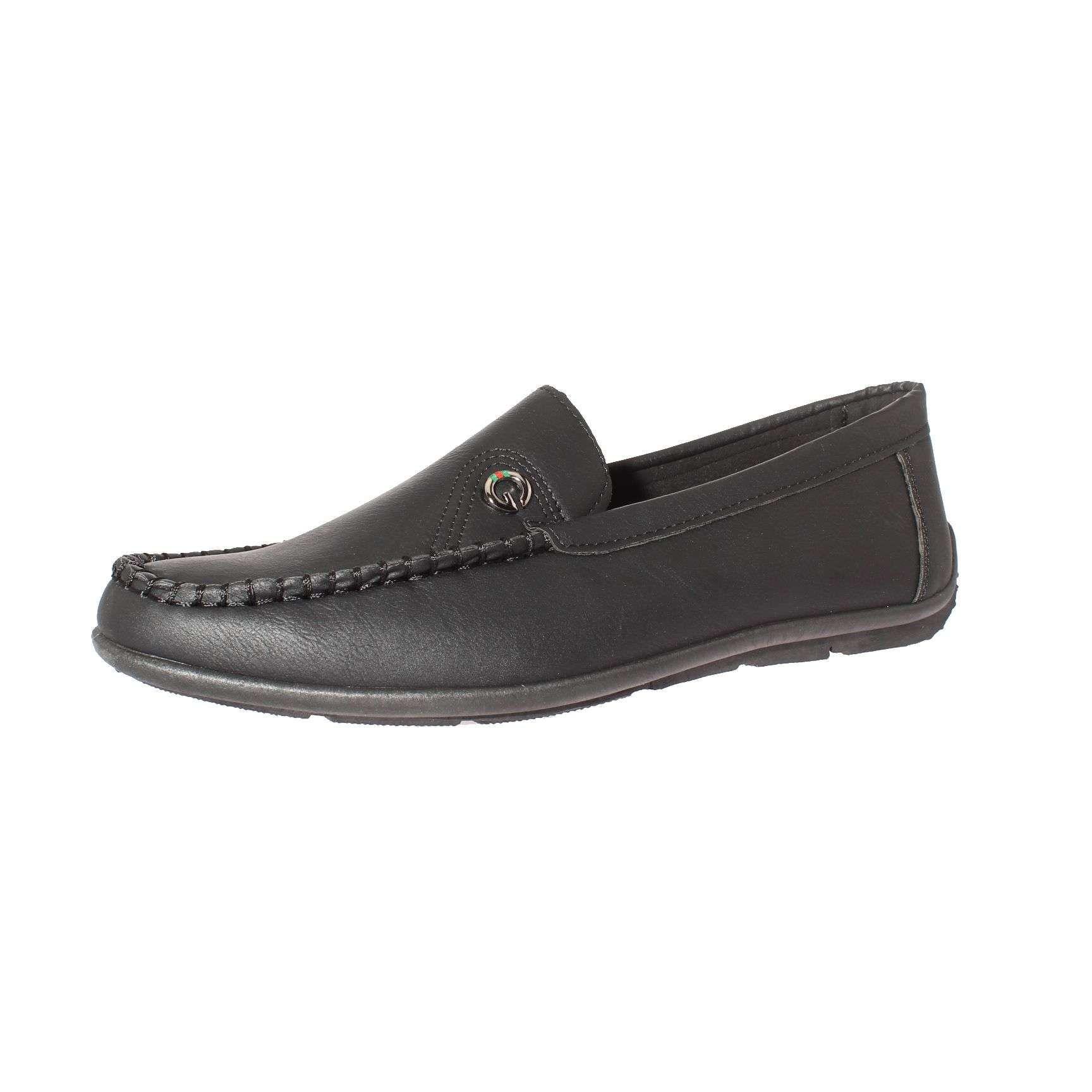 Mocasín Negro Vía Franca Hombre-0
