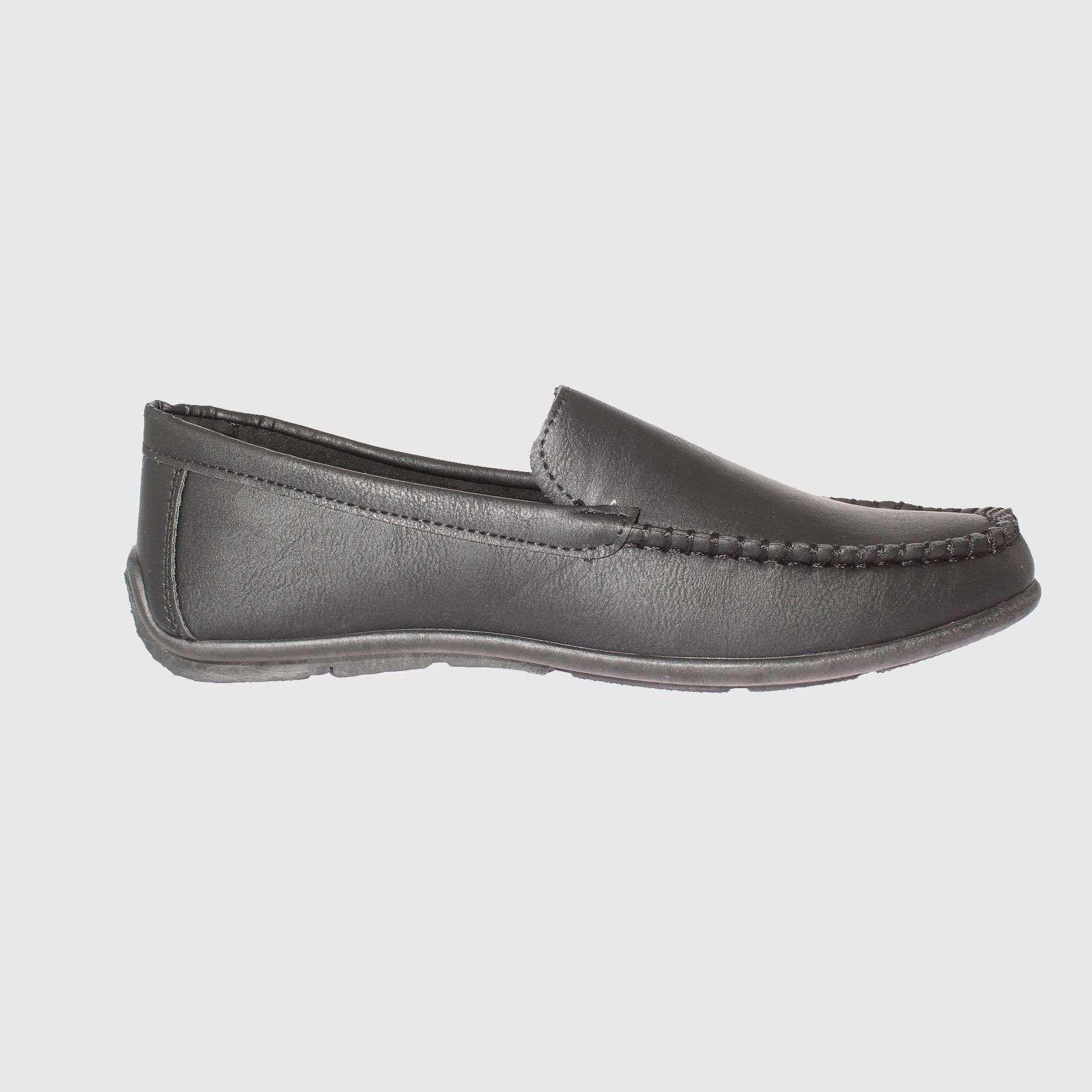 Mocasín Negro Vía Franca Hombre-3