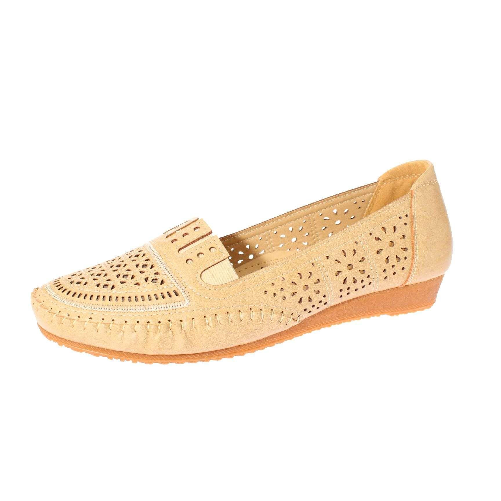Mocasín Beige Vía Franca Mujer Art: 5EH145BEIGE-0