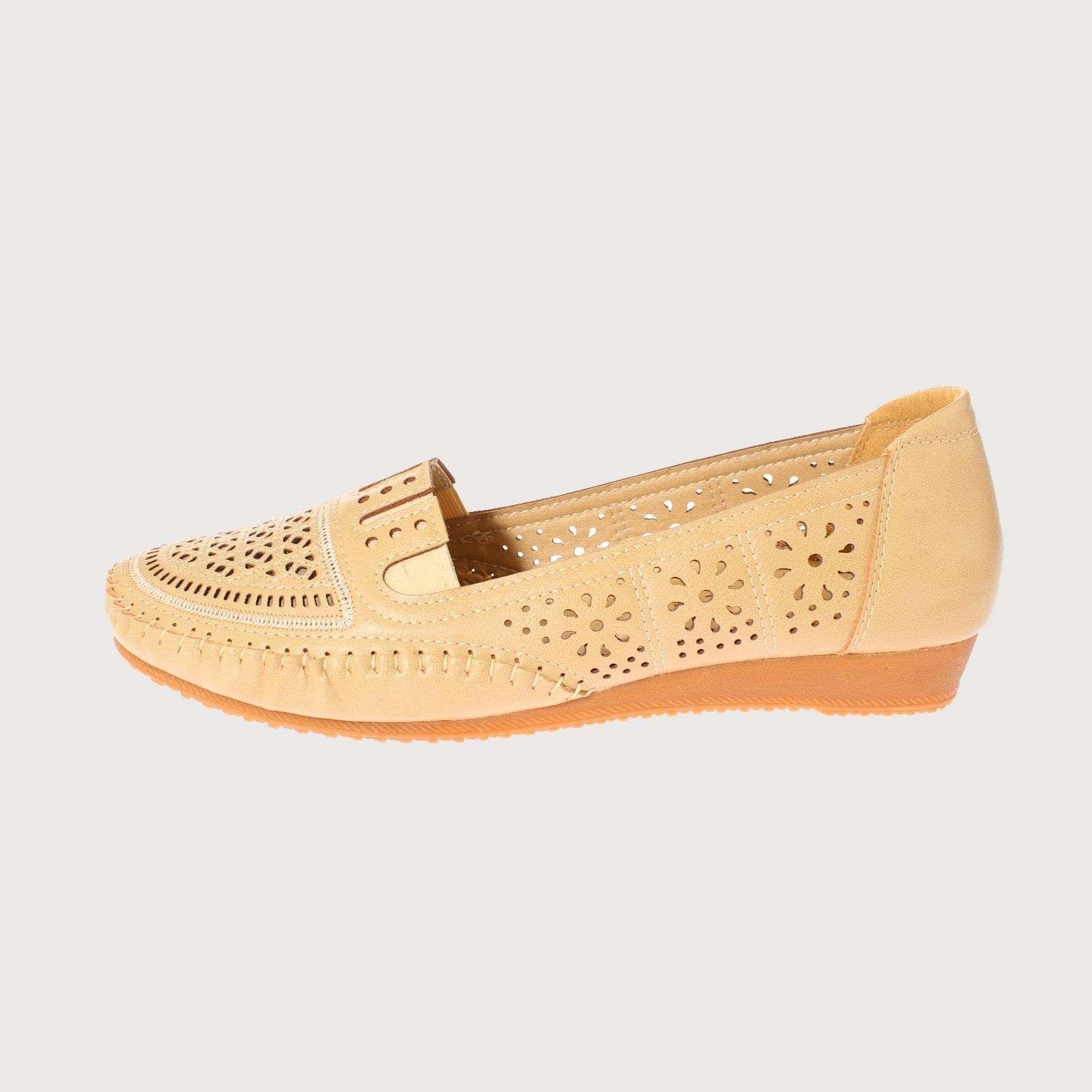 Mocasín Beige Vía Franca Mujer Art: 5EH145BEIGE-1