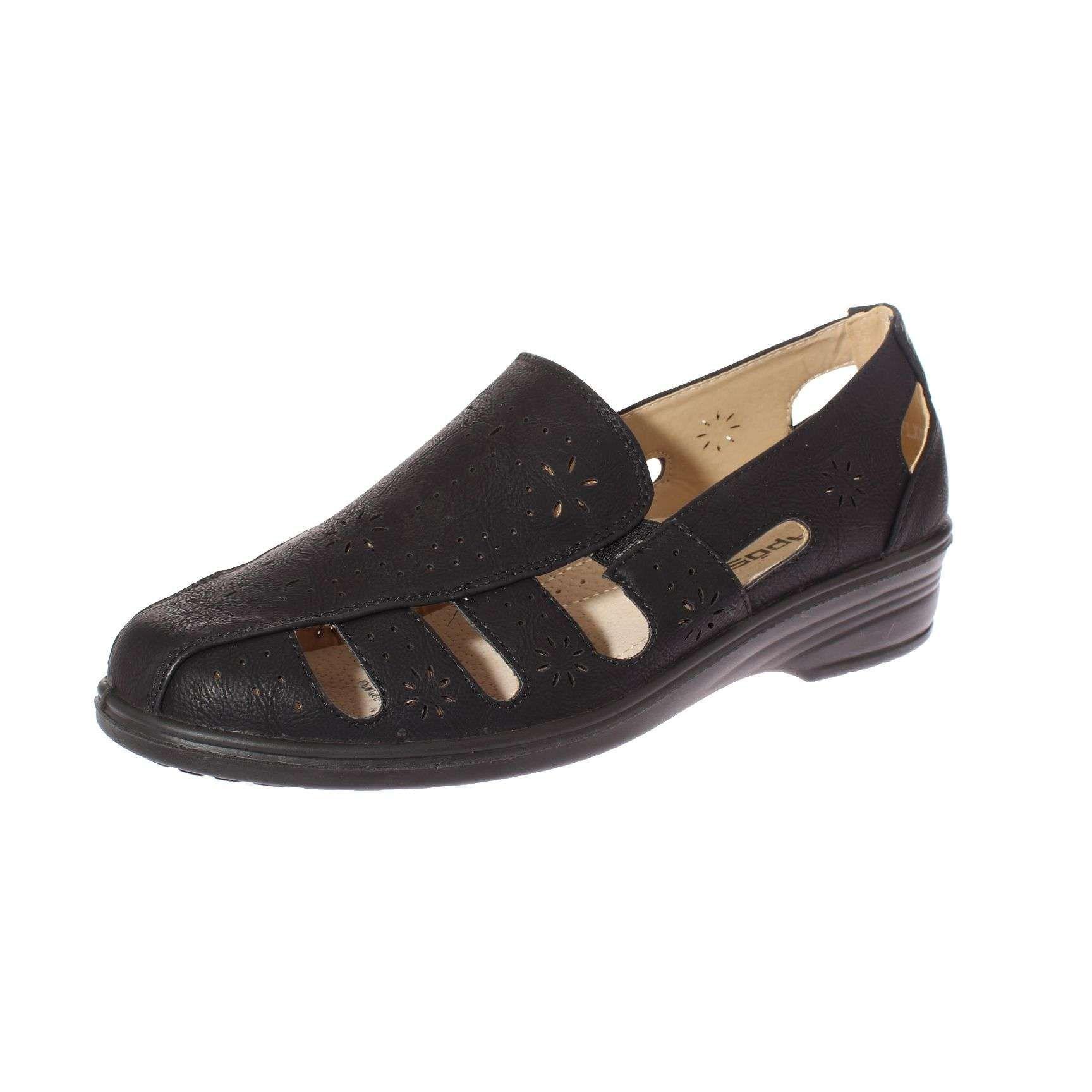 Sandalia Confort Negro Vía Franca Mujer Art: 5FLXN0044ABLACK-0