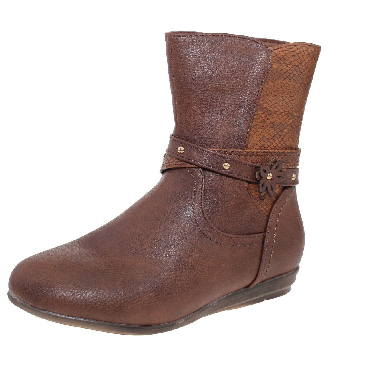 Bota Marrón Vía Franca Niña-0