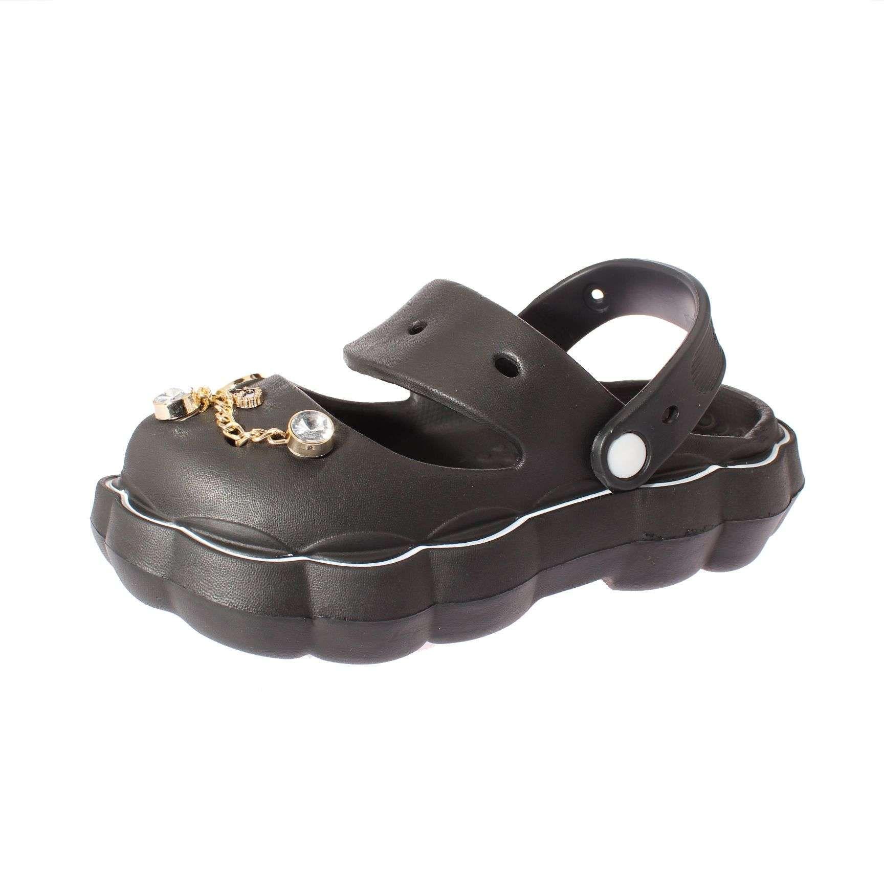 Sandalia Negro Vía Franca Mujer Art: 5SJT04817BLACK-0