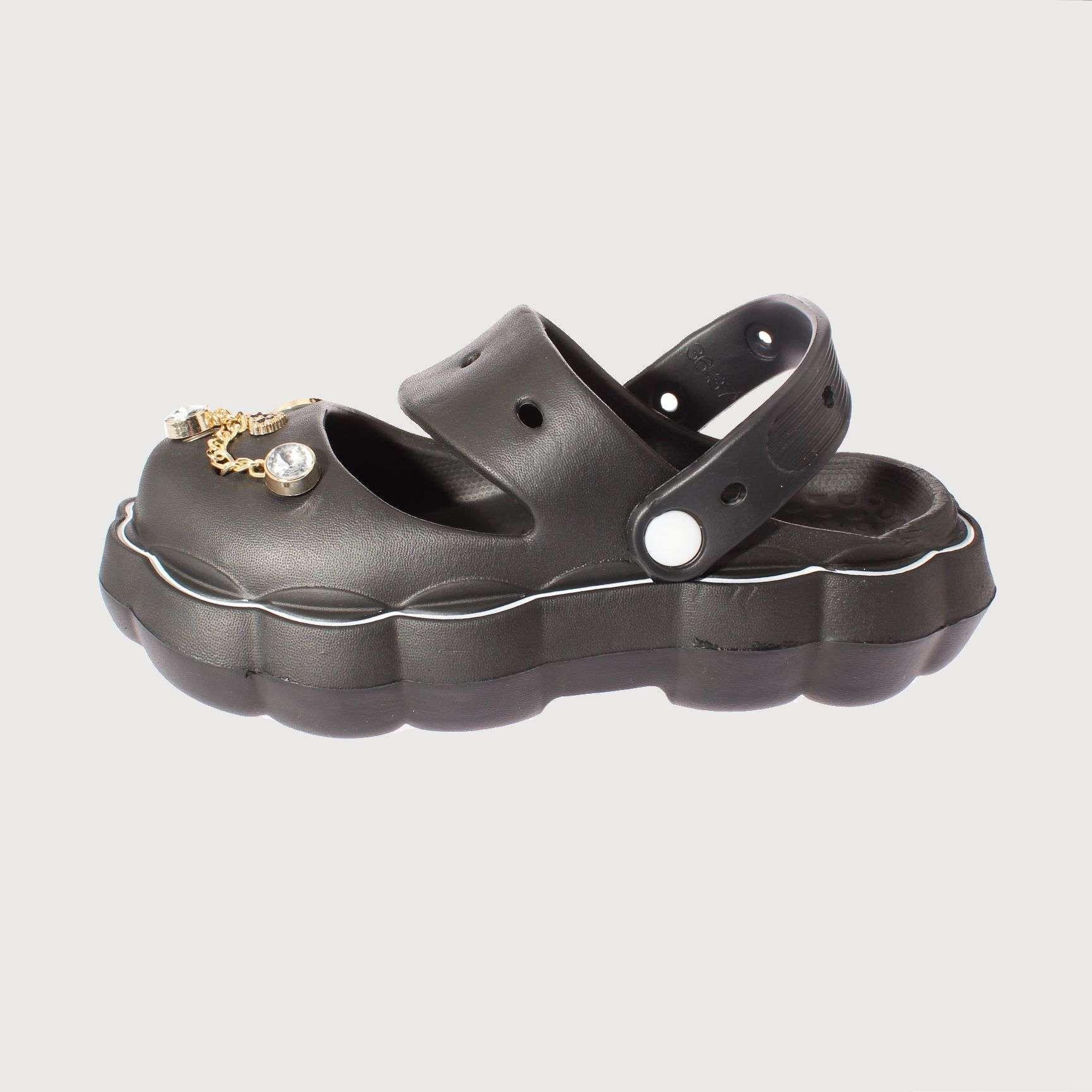 Sandalia Negro Vía Franca Mujer Art: 5SJT04817BLACK-1