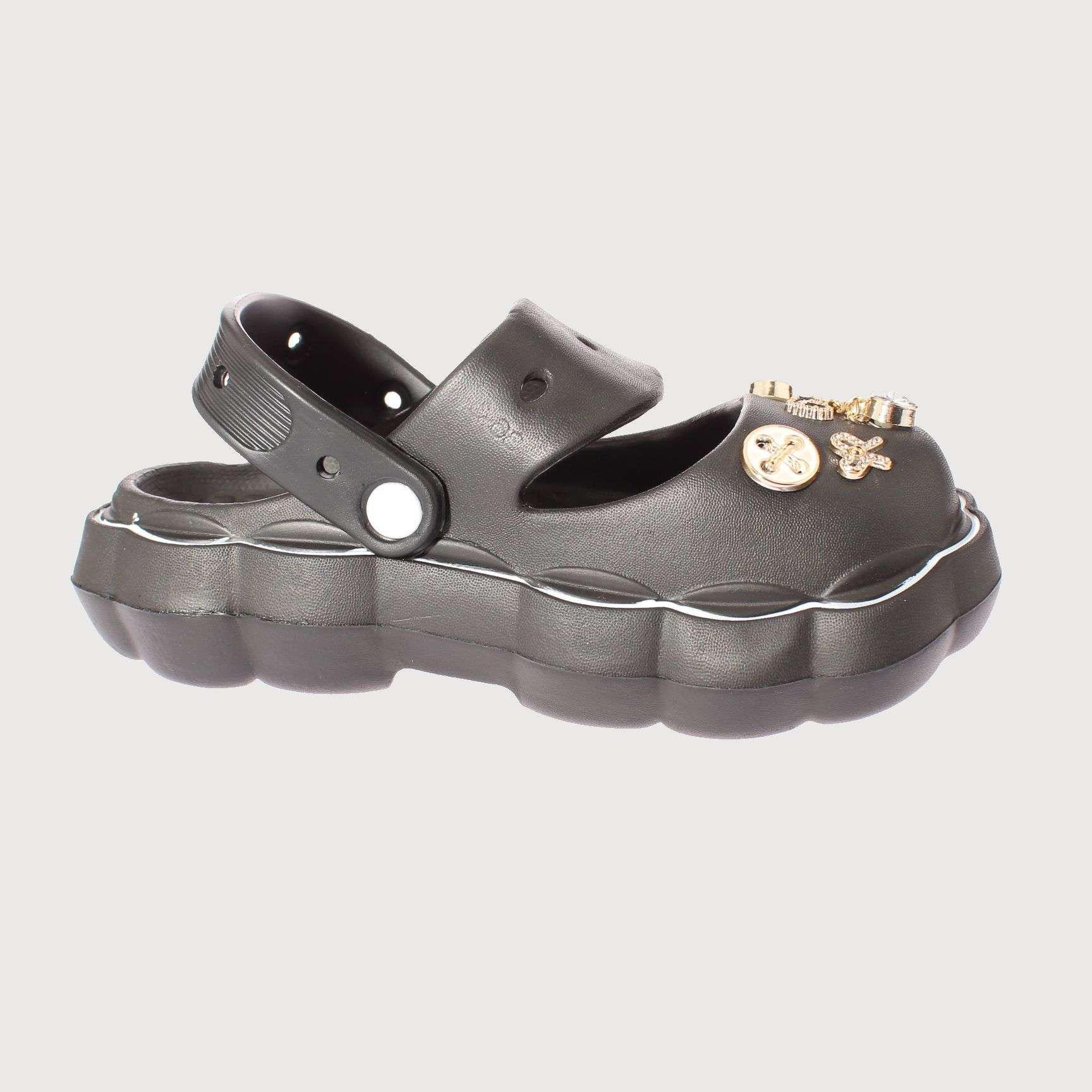Sandalia Negro Vía Franca Mujer Art: 5SJT04817BLACK-3