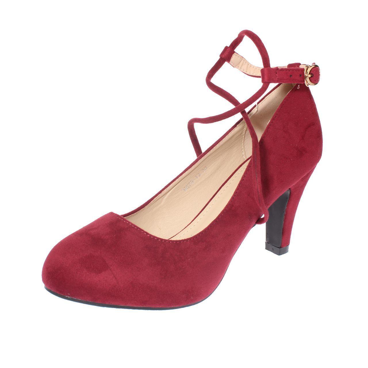 Zapato taco Vino Vía Franca Mujer-0