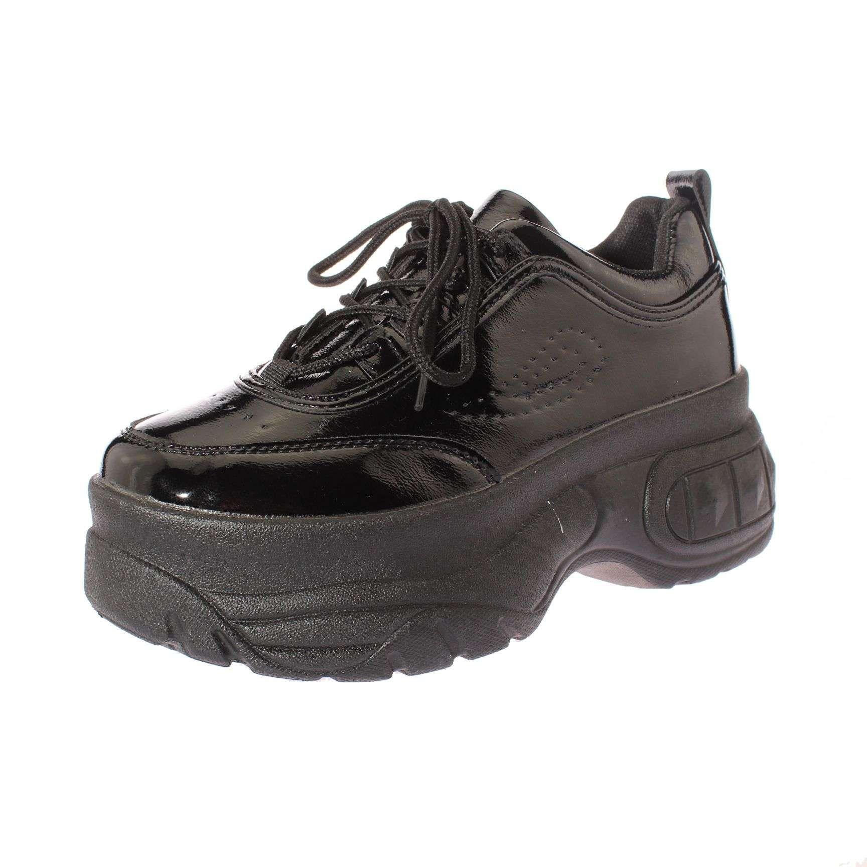Zapato Negro Vía Franca Mujer Art: 5PG8601BLACKMIRROR-0
