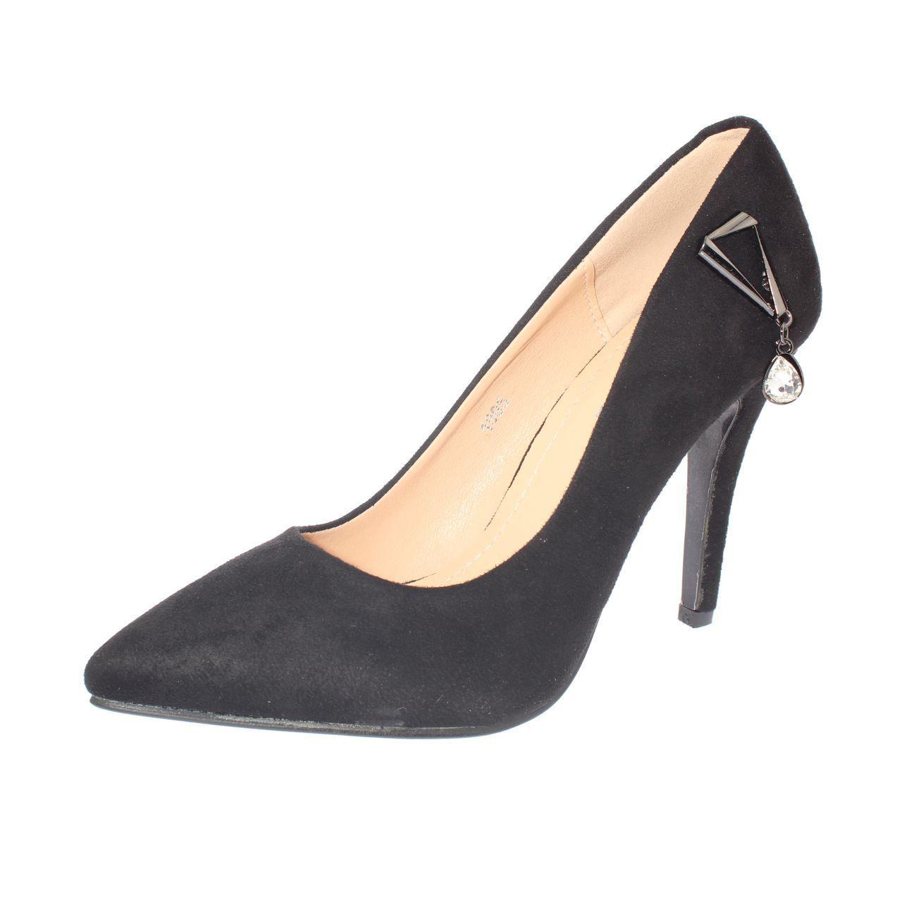 Zapato taco Negro Vía Franca Mujer-0