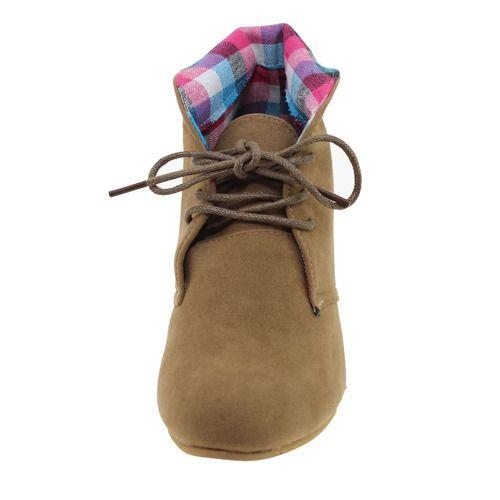 Botín Tacón Escoces Taupe Vía Franca Mujer-6