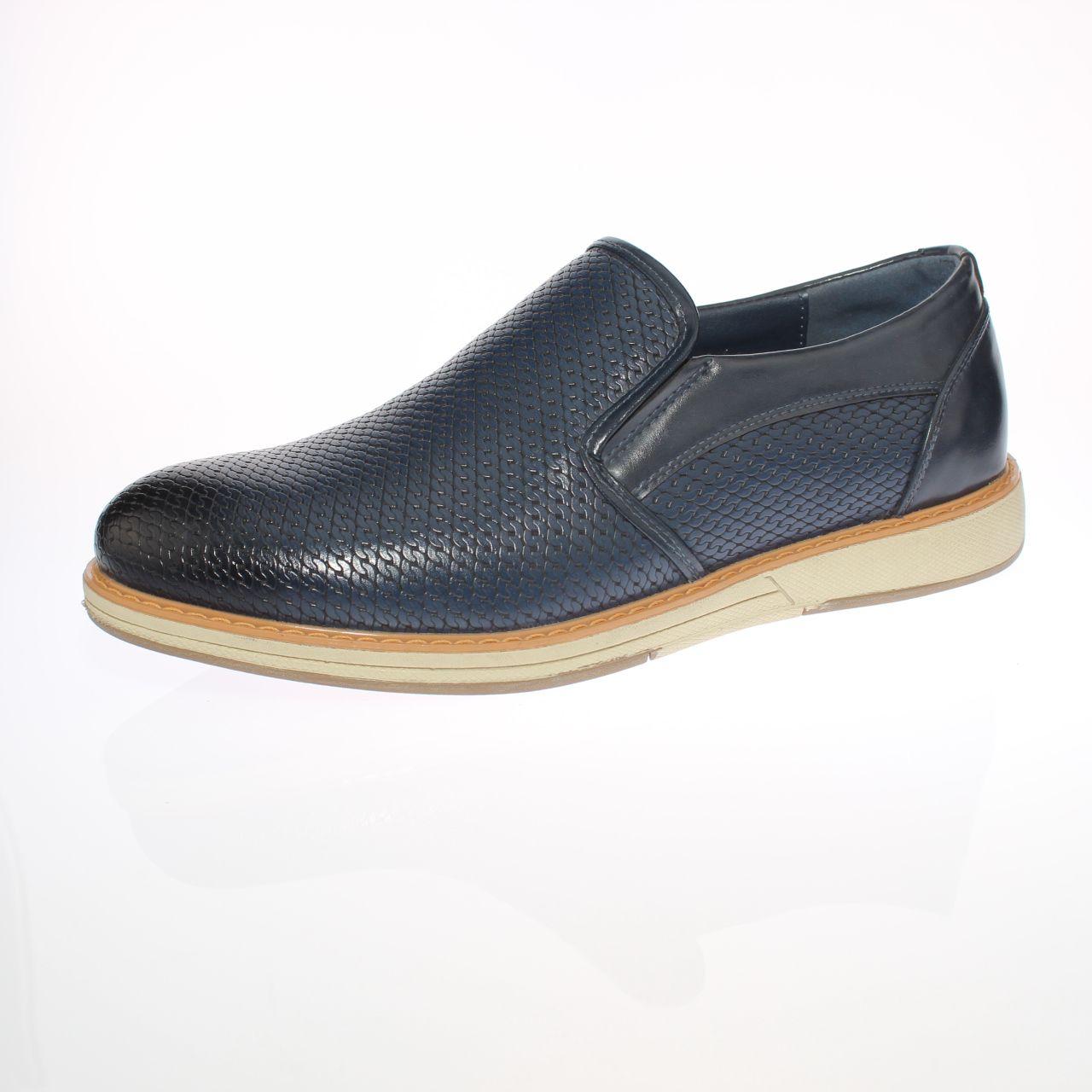 Mocasin Casual Para Hombre Color Azul marino-0