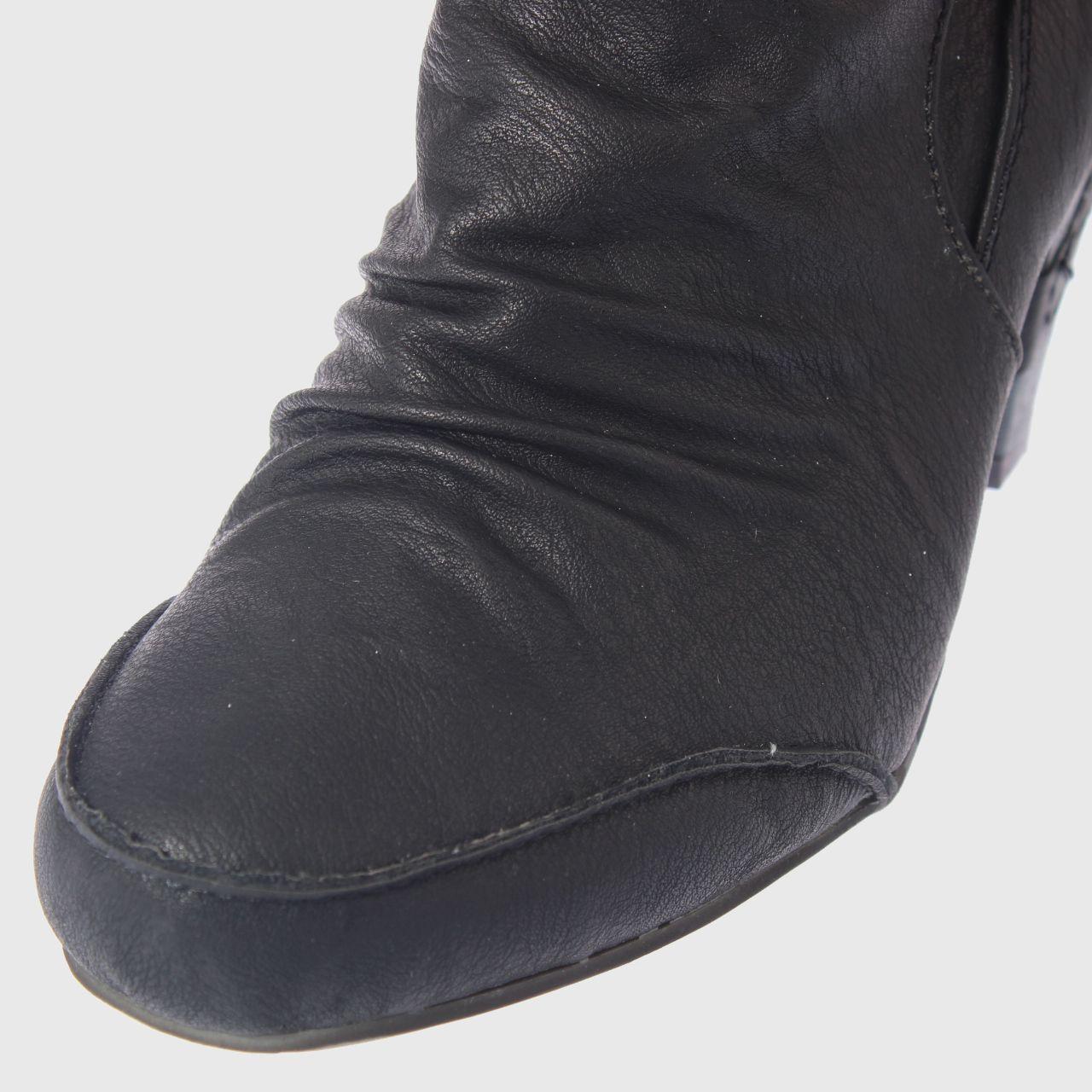 Bota Taco Negro Vía franca Mujer-4