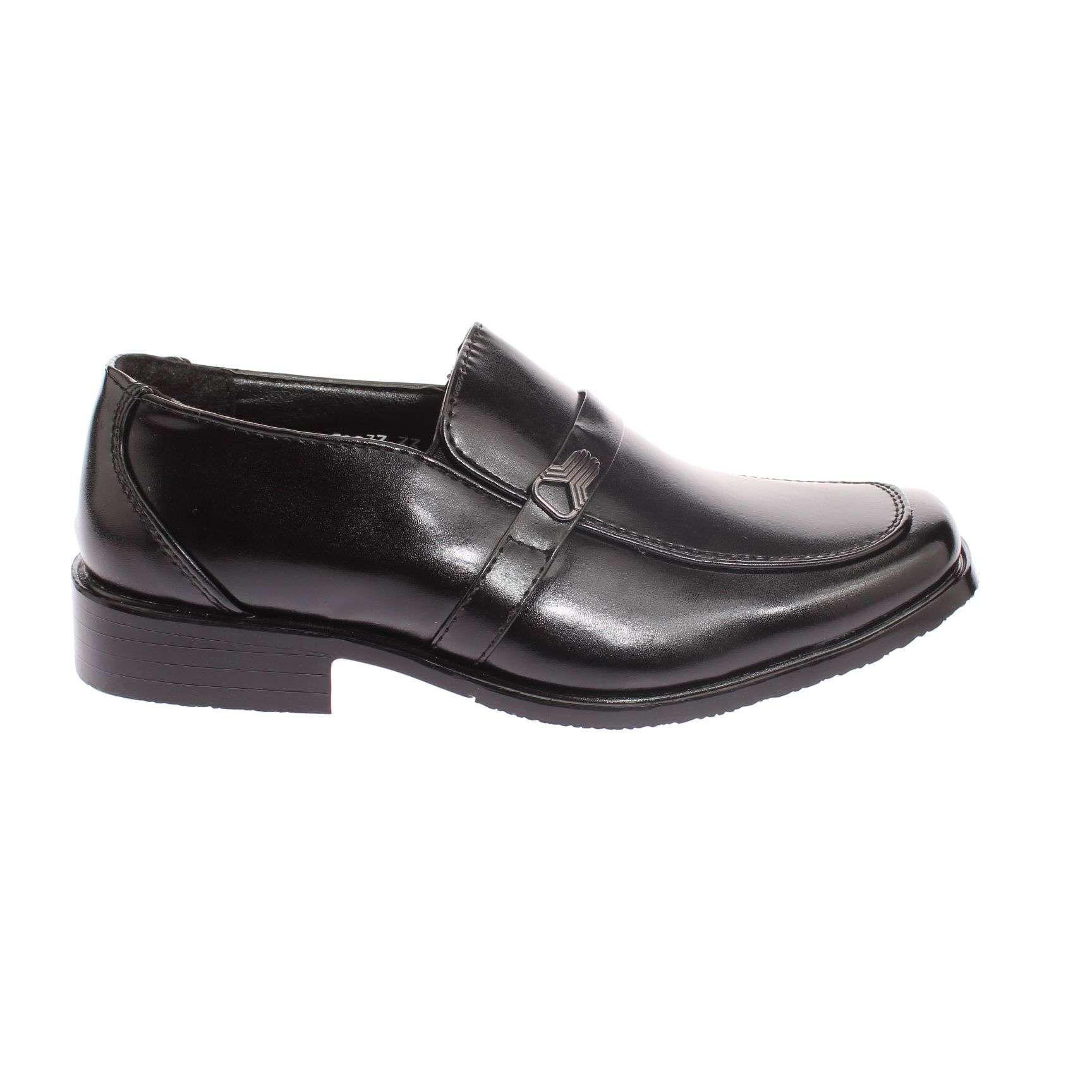 Zapato Negro Vía Franca Niño Art: 3C8331BLACK-1