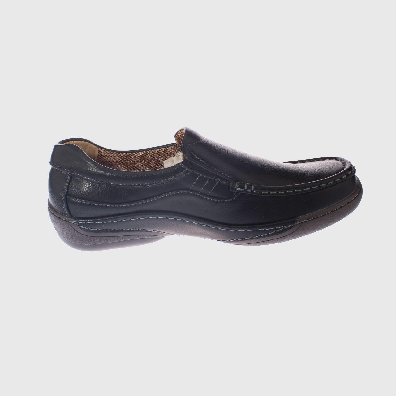 Mocasín Negro Vía Franca Hombre-3