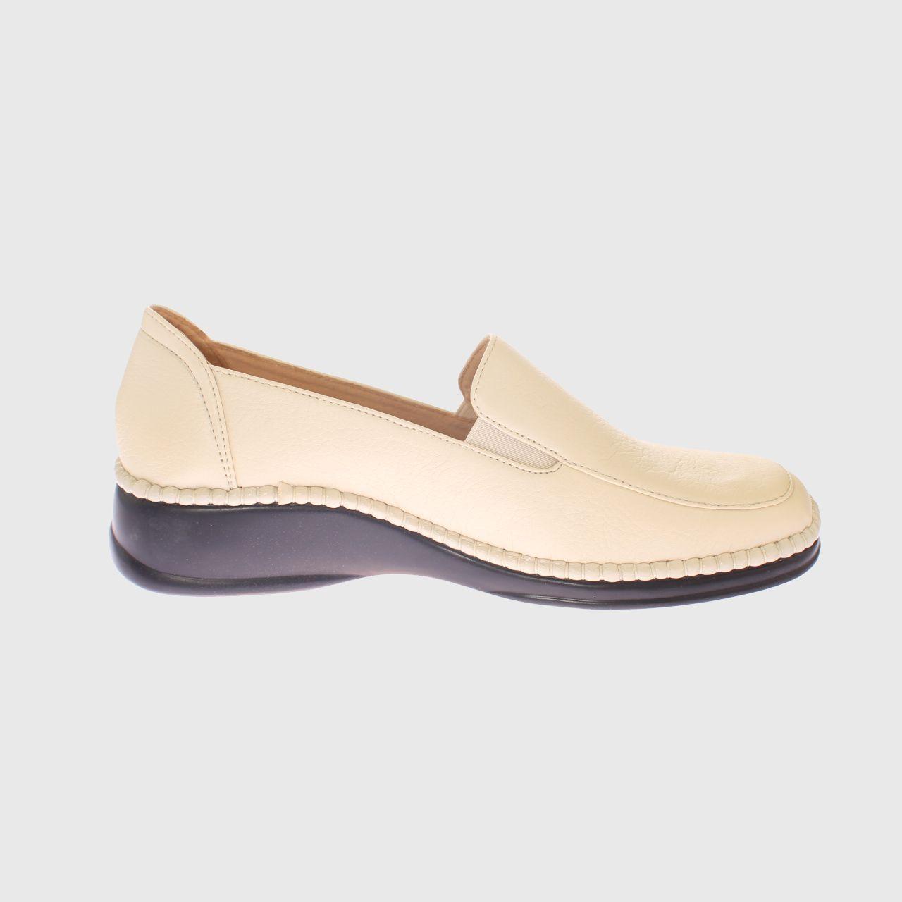 Mocasín Beige Vía Franca Mujer-3