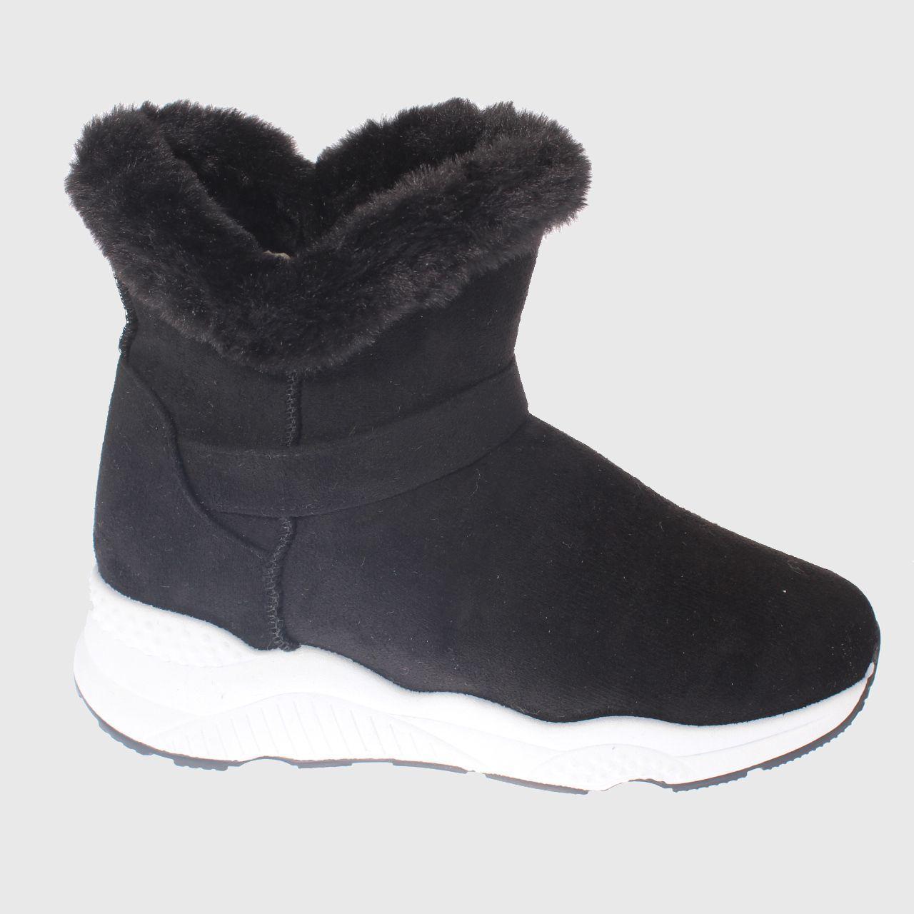 Bota Piel Negro Vía Franca Mujer-4