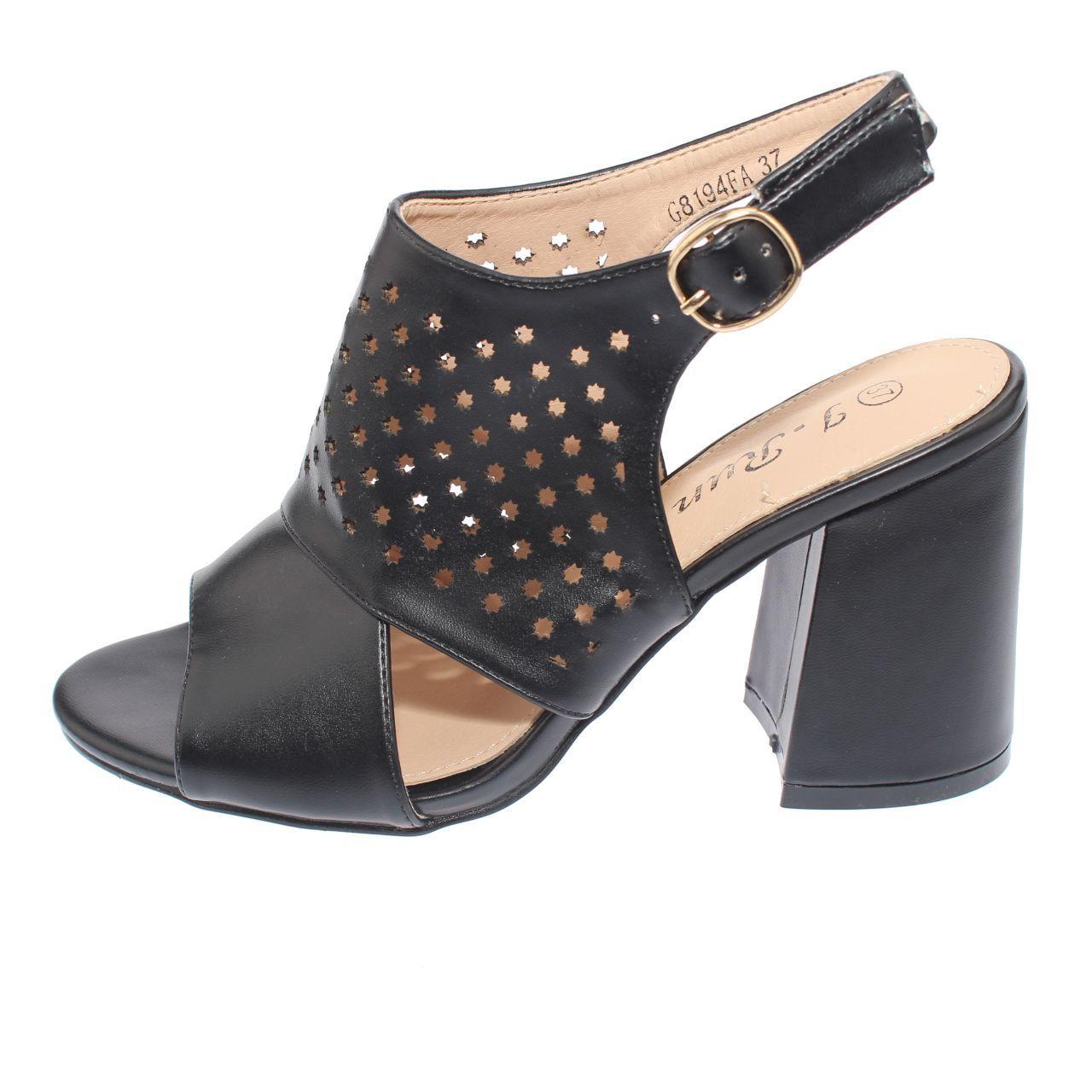 Sandalia Negro Vía Franca Mujer Art: 5G8194BLACK-1