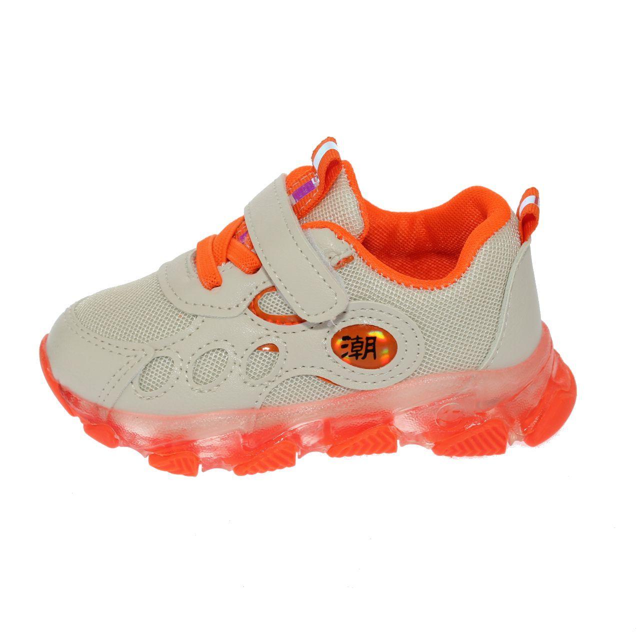 Zapatilla Naranjo Vía Franca Niño-3