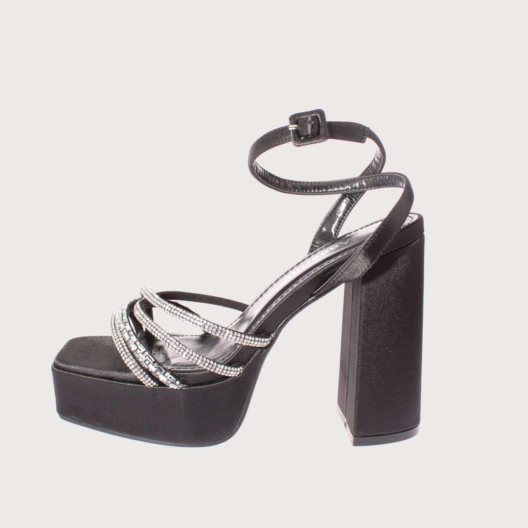 Sandalia Plataforma Negro Vía Franca Mujer Art: 57294Q9BLACK-3