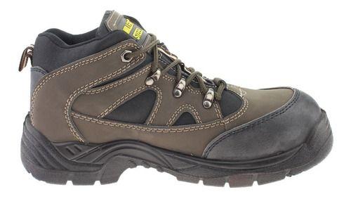 Botin Seguridad Para Hombre Color Café-3