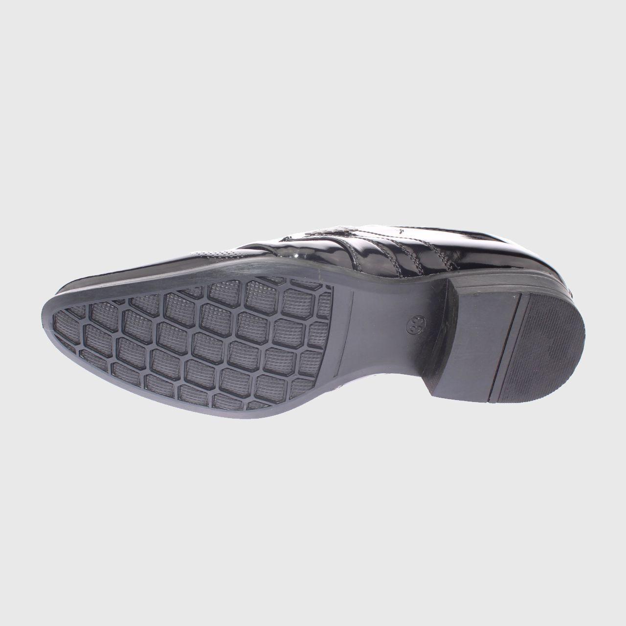 Zapato Formal Negro Vía Franca Niño-4