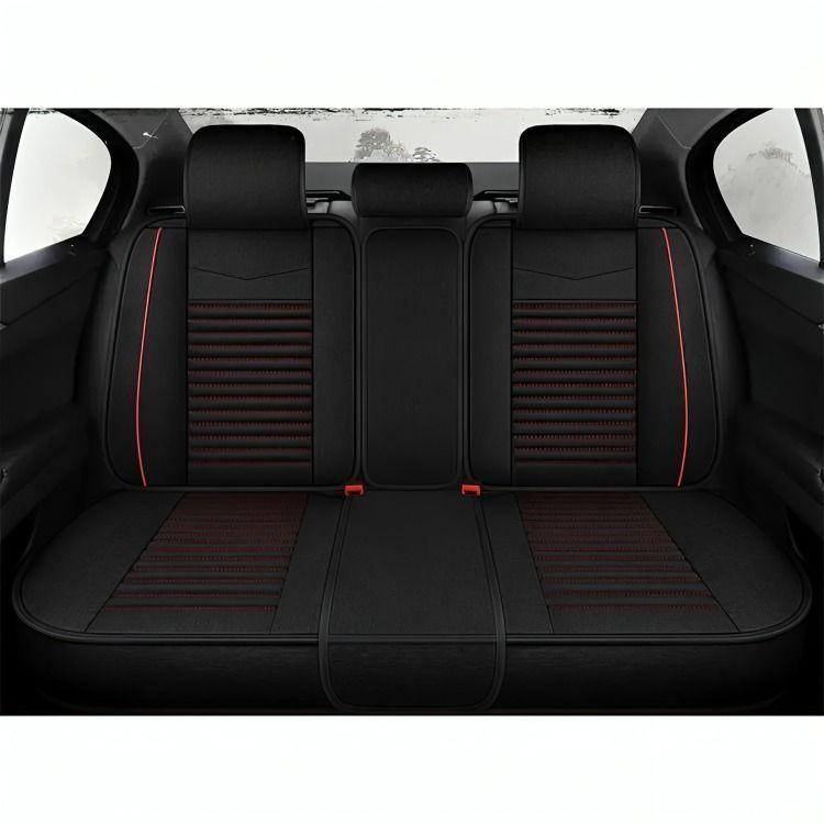 Set 5 Funda Cubre Asiento Universal Tela Forro Asiento-2