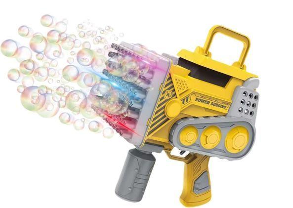 Pistola de burbujas Recargable con LUZ-1