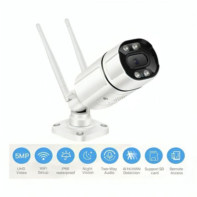 Cámara Exterior Wifi 4mp 1080p Hd-3