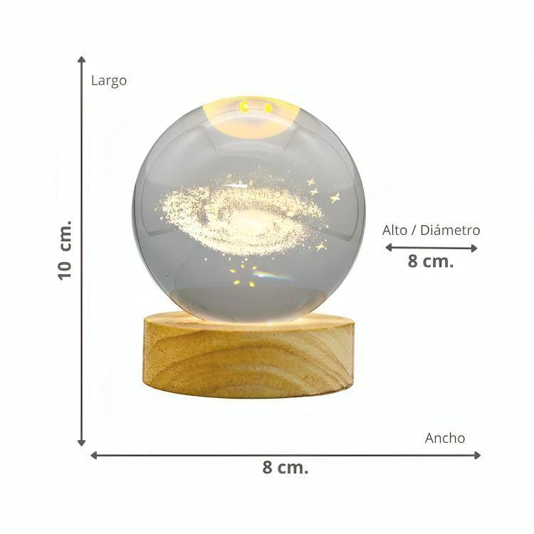 Lampara Bola De Cristal LED Galaxia-3