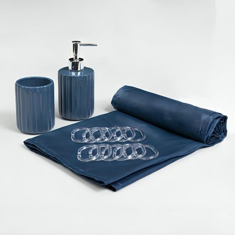 Set de Baño 4 Piezas / Azul – Mashini-2