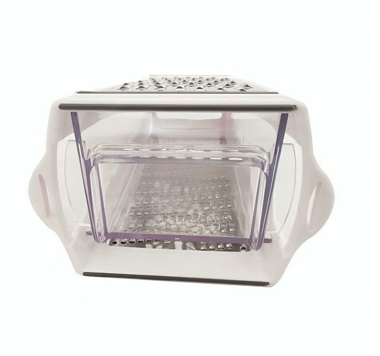 RALLADOR DE QUESO Y VERDURAS DOBLE CARA CON CONTENEDOR-3