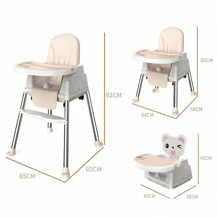 Silla De Comer- Asiento Plegable Para Niños 2 En 1-2