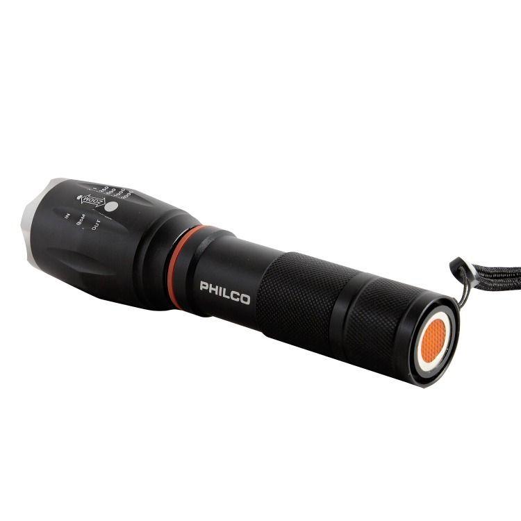 LINTERNA LED TIPO CREE 2 LUCES PHILCO-1