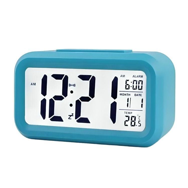 Reloj Despertador Pantalla Led Feha Temperatura Alarma-2
