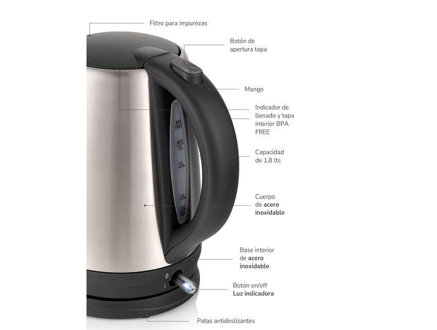 Hervidor acero inoxidable 18 lts TH-5408I Thomas-3