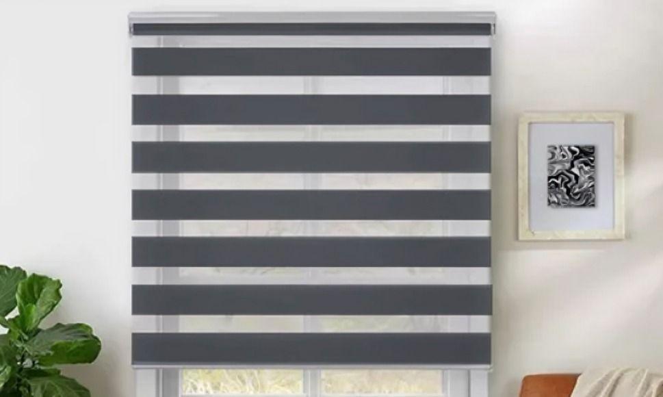 Cortina Roller Duo 200x220cm / Gris – Doral-2