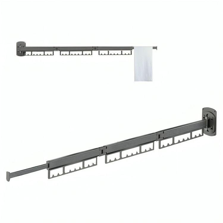 Tendedero Plegable Colgadores De Ropa Ajustable-1