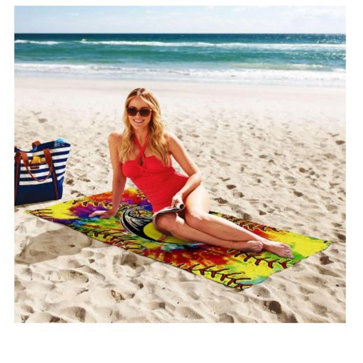 TOALLA DE PLAYA  PARA PISCINA CAMPING PLAYA 70CM X 140CM MOD 2-3
