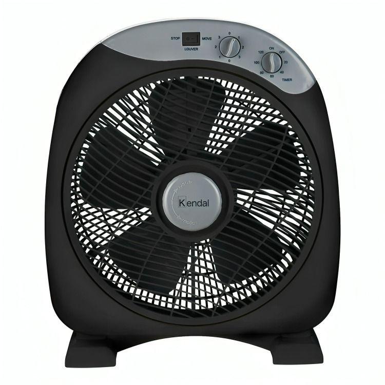 Ventilador Box 12 Pulgadas Kf-12b3 Negro Con Timer-0