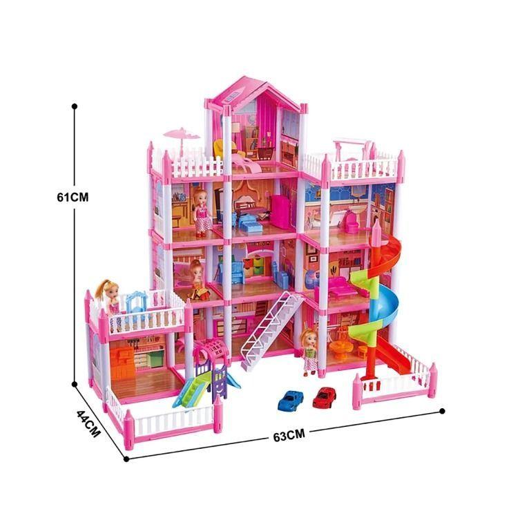 Casa de Muñecas Muñecas y Accesorios 256 piezas-2