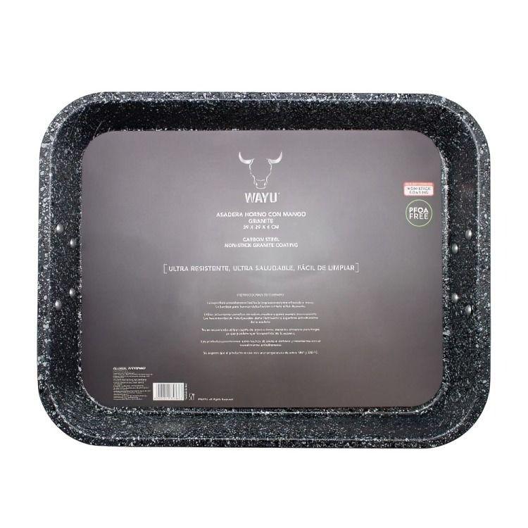 Asadera Horno c/mango Antiadherente Wayu-2