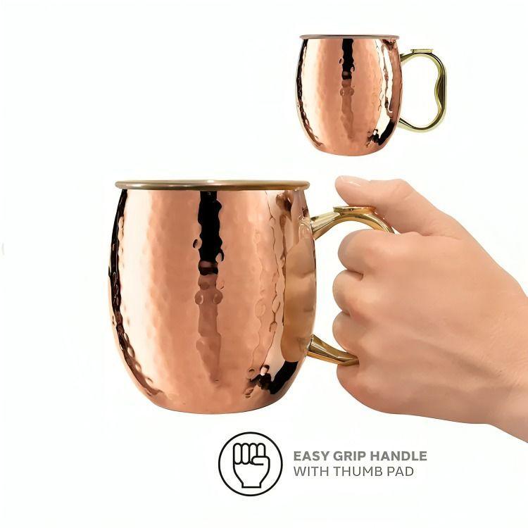 Vasos De Cobre Cocteles Veraniegos Moscow Muse 500ml-2