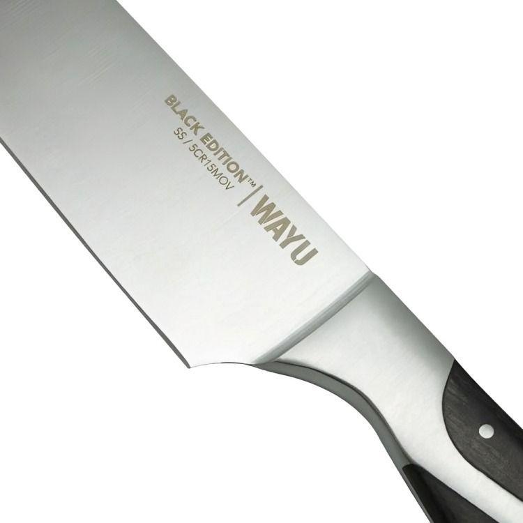 CUCHILLO SANTOKU BLACK EDITION WAYU-2