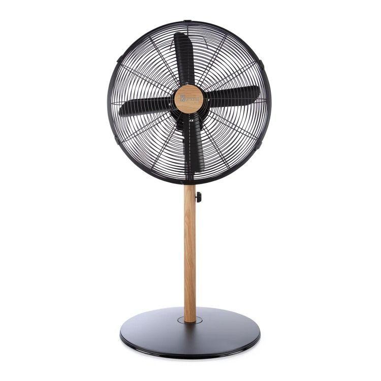 Ventilador Kendal Kzf-1616 Pedestal Metalico Madera 16 PuLG.-0
