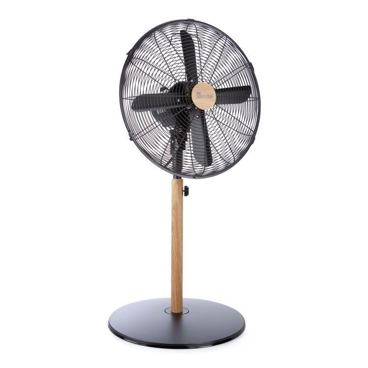 Ventilador Kendal Kzf-1616 Pedestal Metalico Madera 16 PuLG.-1