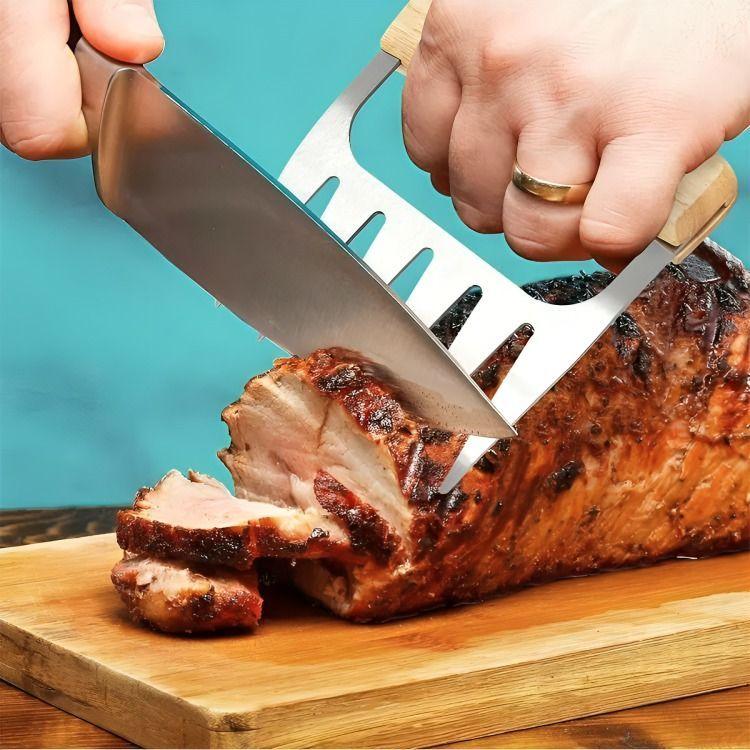 Garras De Oso Acero Inoxidable Para Asados Parrilla Bbq X2 -2