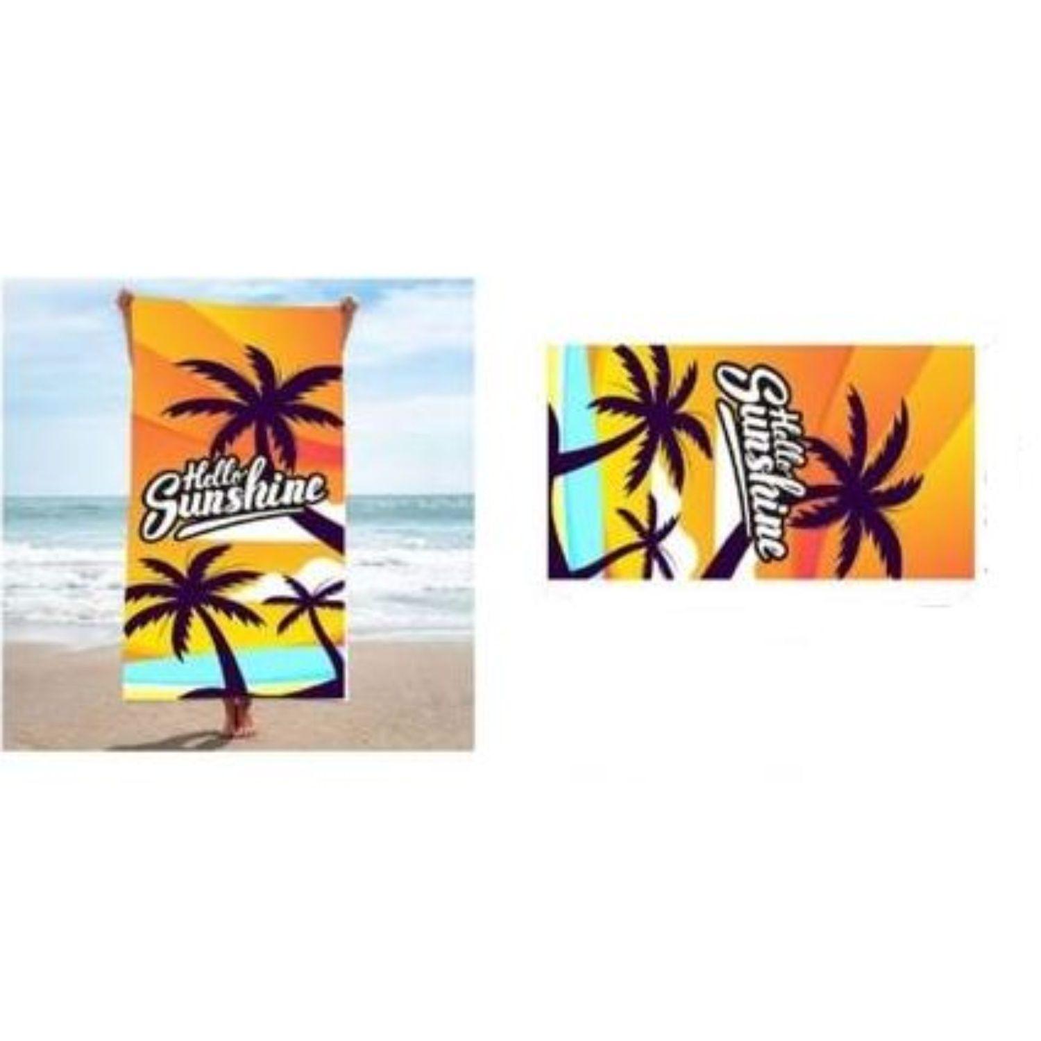 TOALLA DE PLAYA  PARA PISCINA CAMPING PLAYA 70CM X 140CM MOD 6-0