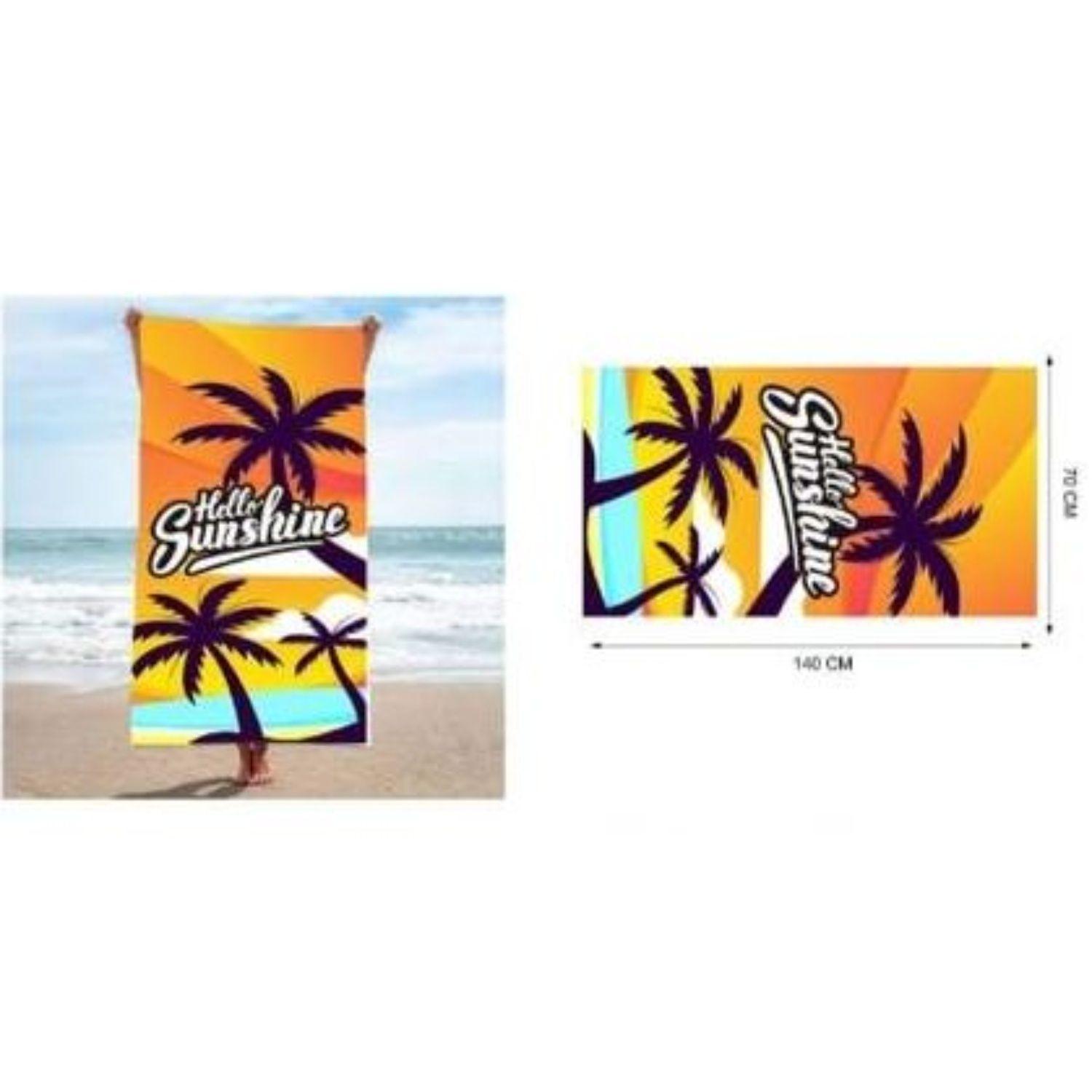 TOALLA DE PLAYA  PARA PISCINA CAMPING PLAYA 70CM X 140CM MOD 6-1