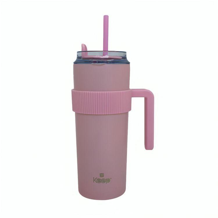 Coffee Mug Doble Pared 20oz Keep Rosa-0