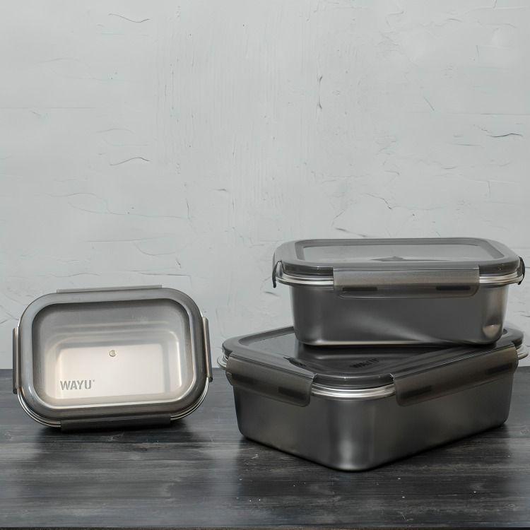 Hermetico Acero Inoxidable Microsafe 1.3L Wayu-3